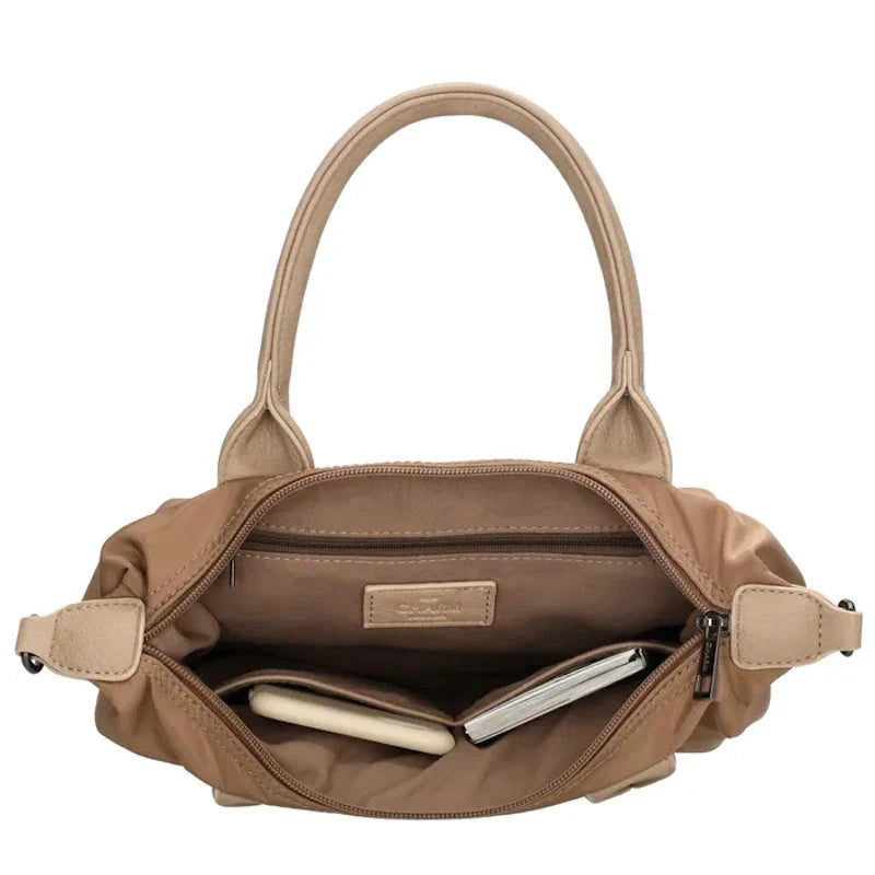 Charm London Buckingham Handtas Mono Light Taupe Charm London 