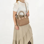 Charm London Buckingham Handtas Mono Light Taupe Charm London 