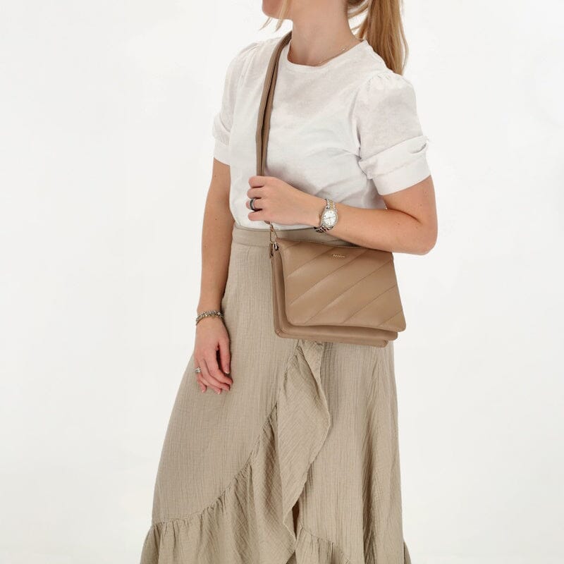 Charm London Via Dante Crossbody S Bag Taupe Charm London 