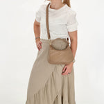 Charm London Via Dante Shoulderbag Taupe Charm London 