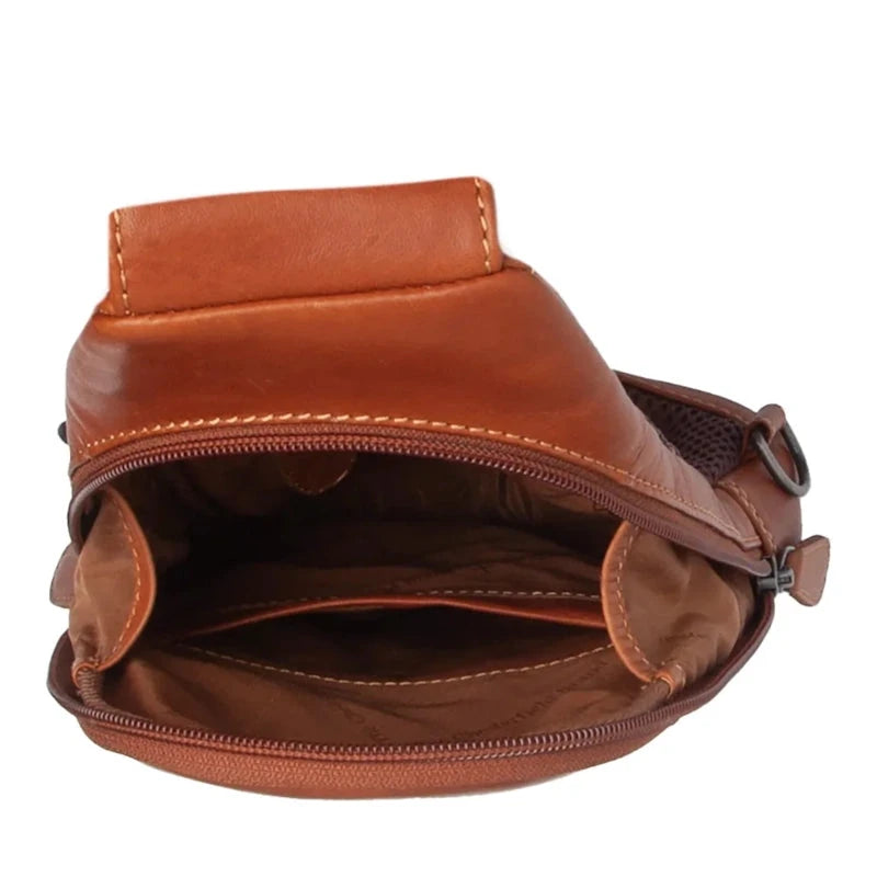 Chesterfield Brand Bowey Sling Bag Cognac Chesterfield Brand 