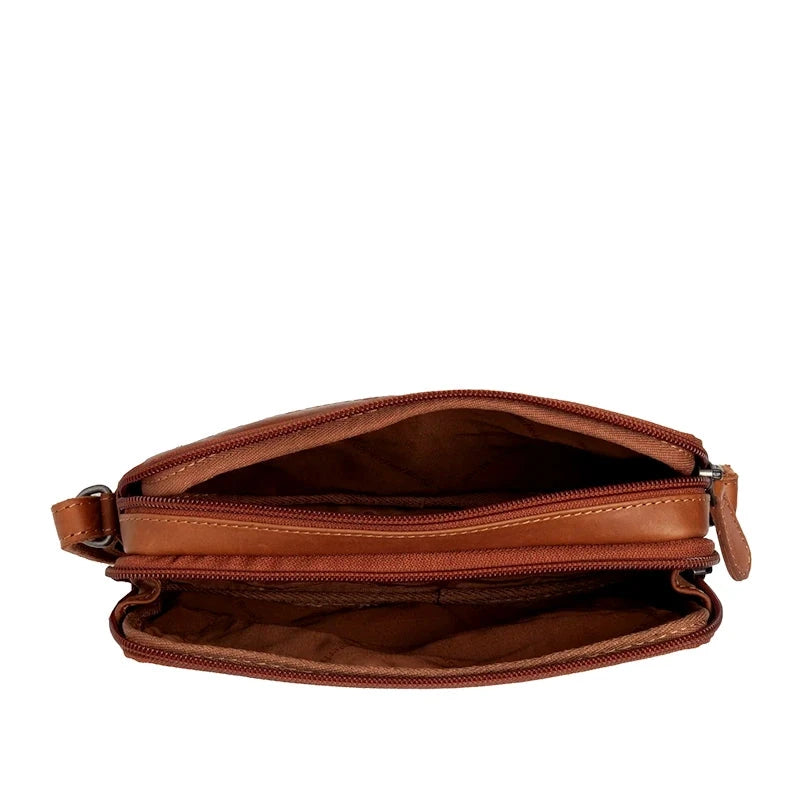 Chesterfield Brand Ellon Schoudertas Cognac Chesterfield Brand 