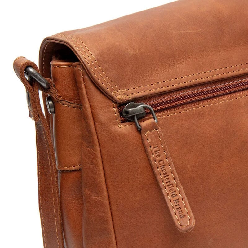 Chesterfield Brand Laverton Schoudertas Cognac Chesterfield Brand 