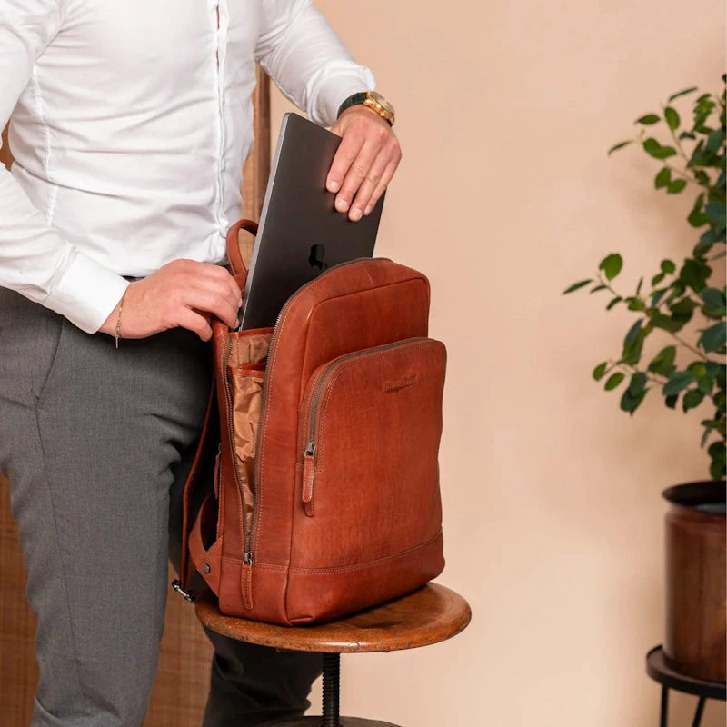 Chesterfield Brand Novum Rugzak Nicola Cognac Chesterfield Brand 