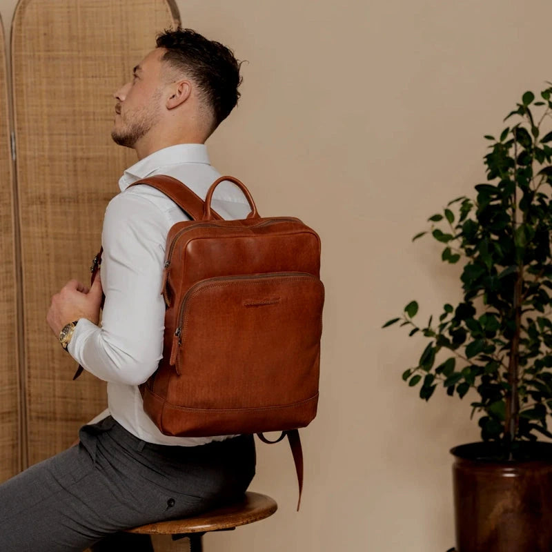 Chesterfield Brand Novum Rugzak Nicola Cognac Chesterfield Brand 