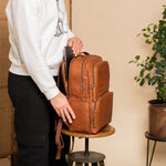 Chesterfield Brand Rugzak Lennox Cognac Chesterfield Brand 