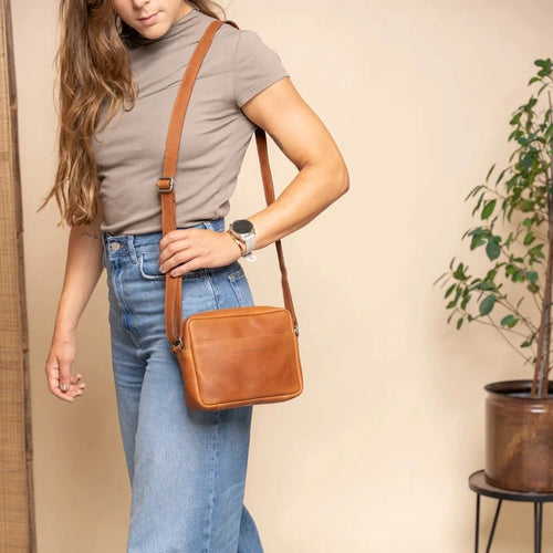 Chesterfield Brand Westmere Schoudertas Cognac Chesterfield Brand 