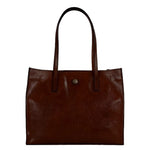 Chiarugi Classic Shopper Dark Brown chiarugi 