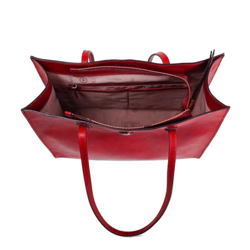 Chiarugi Classic Shopper Red chiarugi 