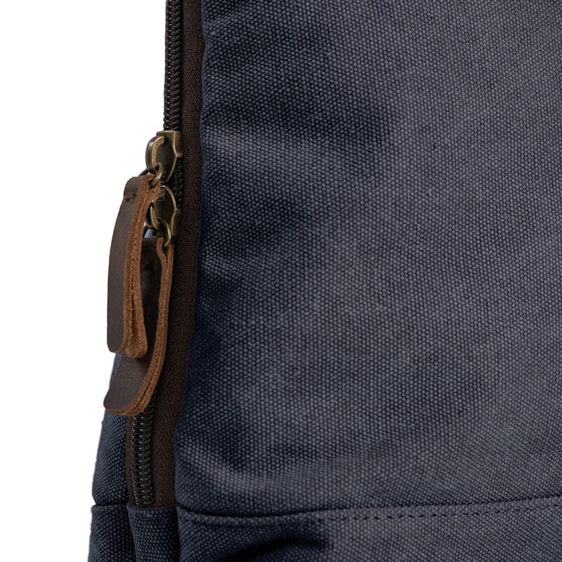 Daniel Ray Rugzak Canvas + Leer Navy Blue Daniel Ray 