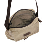 Daniel Ray Schoudertas Canvas + Leer Khaki Daniel Ray 