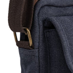 Daniel Ray Schoudertas Canvas + Leer Navy Blue Daniel Ray 