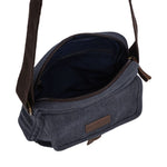 Daniel Ray Schoudertas Canvas + Leer Navy Blue Daniel Ray 