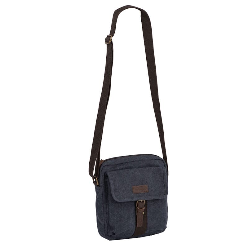 Daniel Ray Schoudertas Canvas + Leer Navy Blue Daniel Ray 