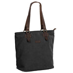 Daniel Ray Shopper Canvas + Leer Black Daniel Ray 