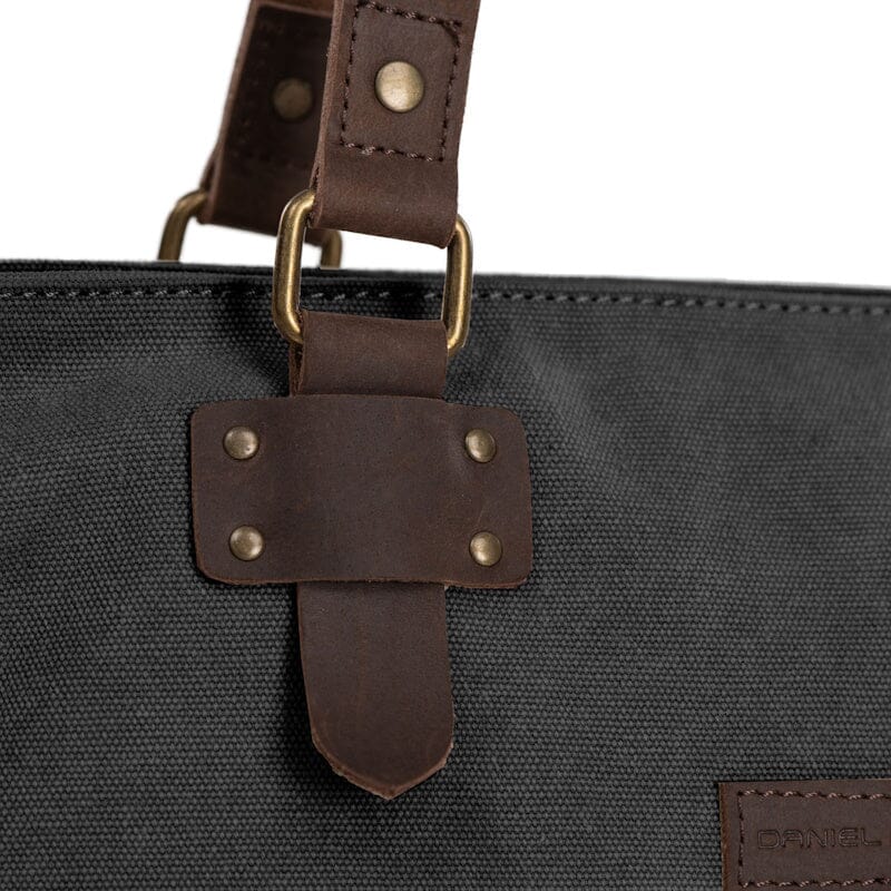 Daniel Ray Shopper Canvas + Leer Black Daniel Ray 