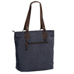 Daniel Ray Shopper Canvas + Leer Navy Blue Daniel Ray 