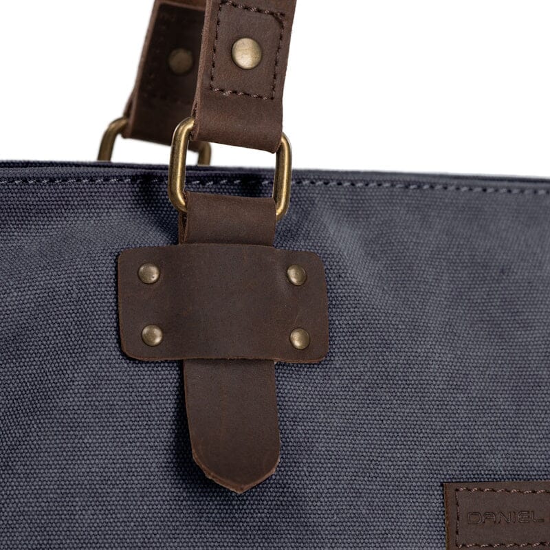 Daniel Ray Shopper Canvas + Leer Navy Blue Daniel Ray 