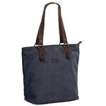 Daniel Ray Shopper Canvas + Leer Navy Blue Daniel Ray 