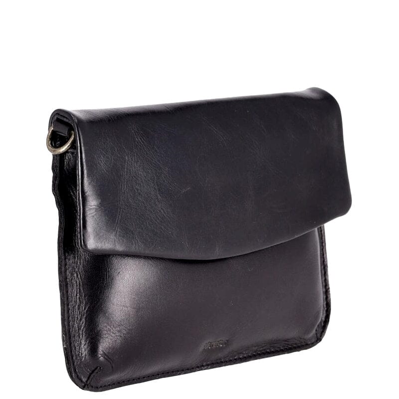 DSTRCT Alba Crossbody Flap Bag Black Dstrct 