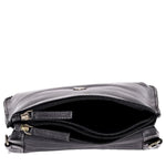 DSTRCT Alba Crossbody Flap Bag Black Dstrct 
