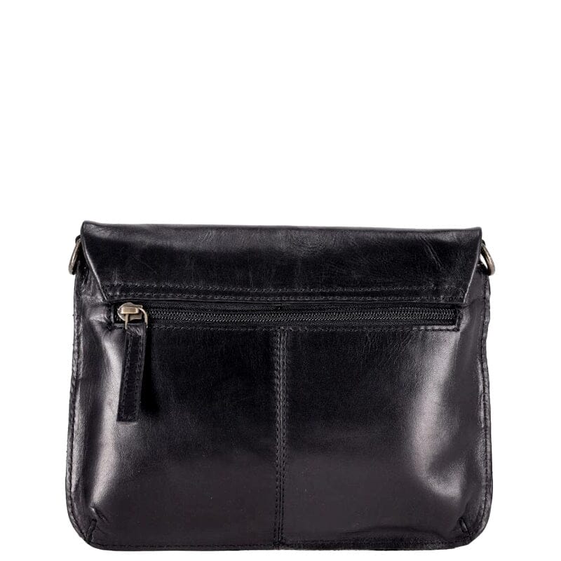 DSTRCT Alba Crossbody Flap Bag Black Dstrct 