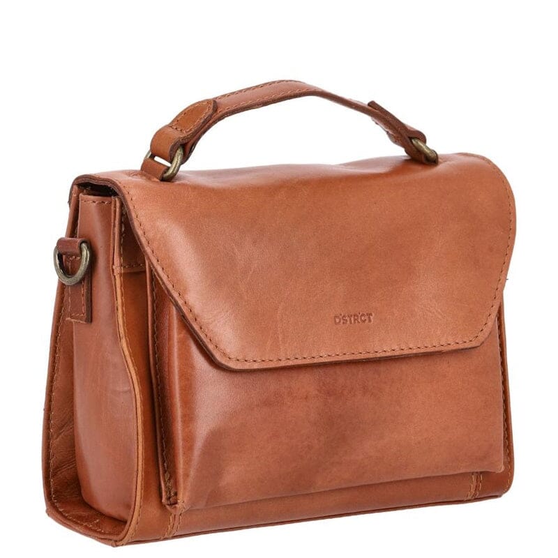 DSTRCT Alba Crossbody Handbag Bag Cognac Dstrct 