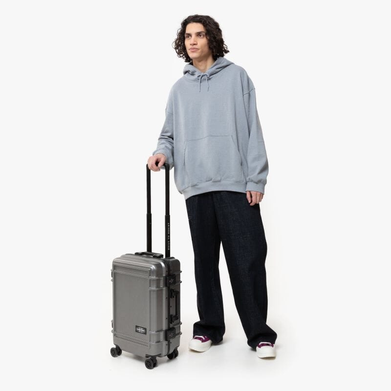 Eastpak Resist'R Case S Trolley 4 Wheels Brushed Metal Eastpak 