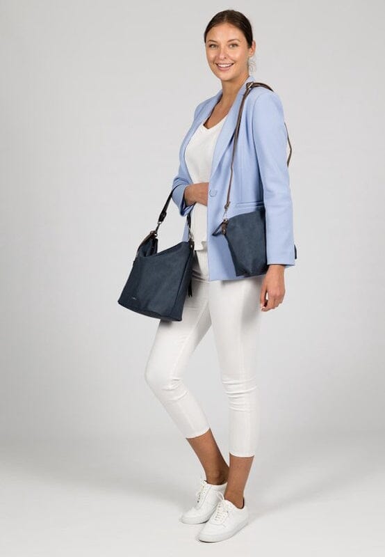 Emily & Noah Elke Bag in Bag Buidel Blue/Taupe Emily & Noah 