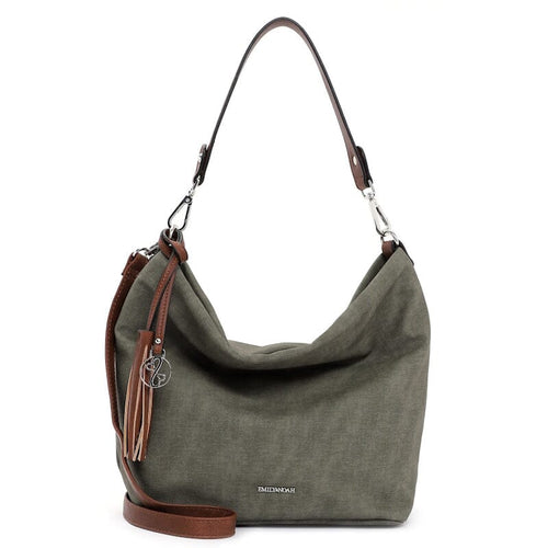 Emily & Noah Elke Bag in Bag Buidel Olive / Cognac Emily & Noah 