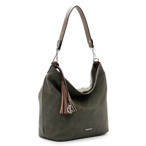 Emily & Noah Elke Bag in Bag Buidel Olive / Cognac Emily & Noah 
