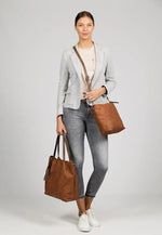 Emily & Noah Elke Bag in Bag Shopper L Cognac Emily & Noah 
