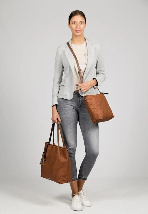 Emily & Noah Elke Bag in Bag Shopper L Cognac Emily & Noah 