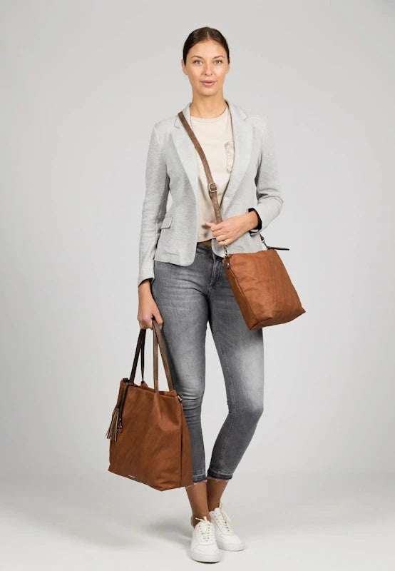 Emily & Noah Elke Bag in Bag Shopper L Cognac Emily & Noah 
