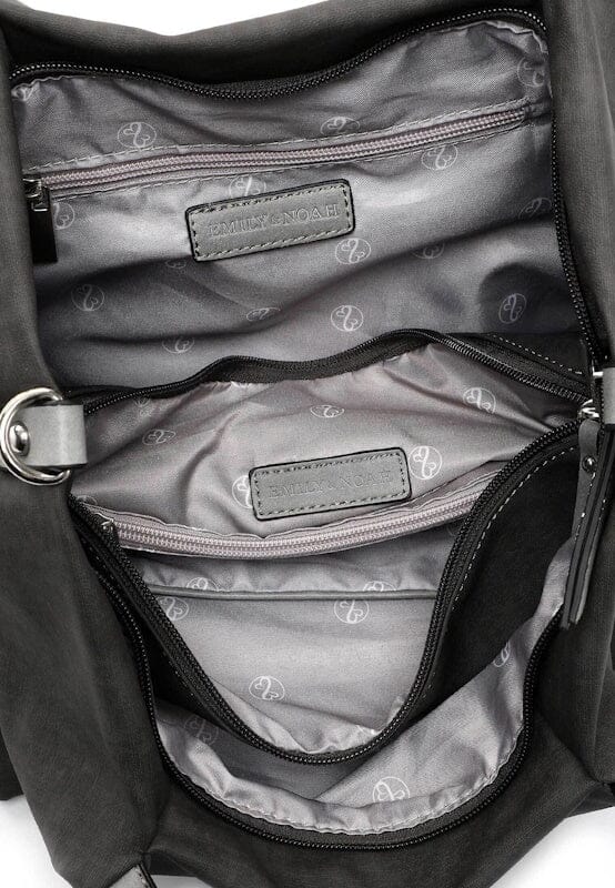 Emily & Noah Elke Bag in Bag Shopper L Grey Emily & Noah 