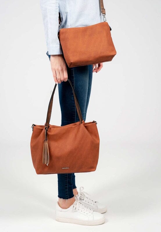 Emily & Noah Elke Bag in Bag Shopper M Cognac Emily & Noah 