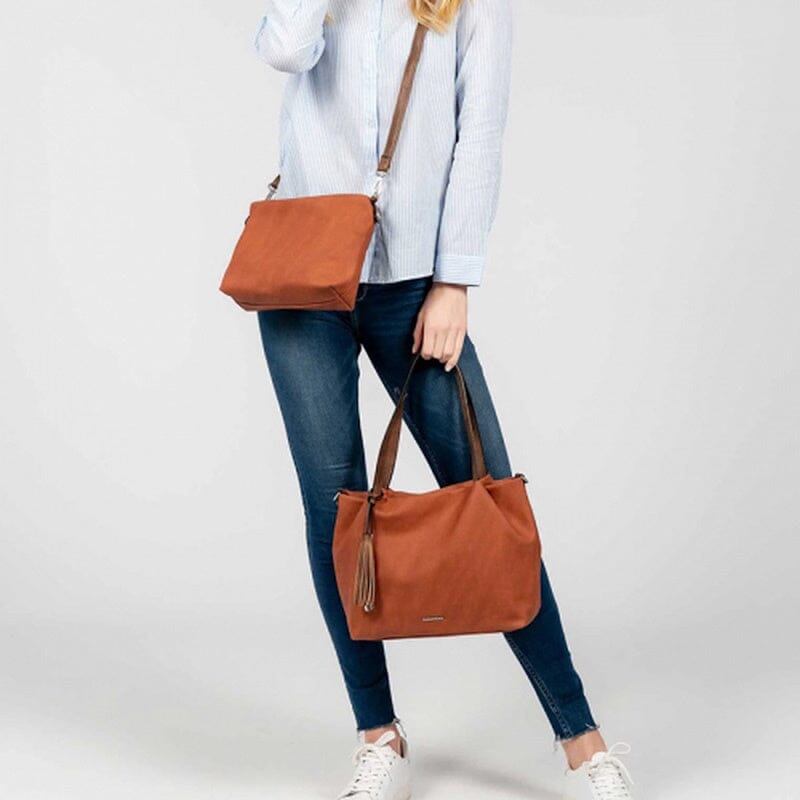 Emily & Noah Elke Bag in Bag Shopper M Cognac Emily & Noah 
