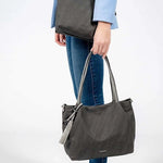 Emily & Noah Elke Bag in Bag Shopper M Grey Emily & Noah 