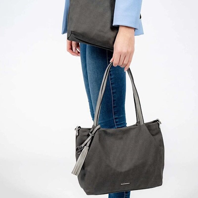 Emily & Noah Elke Bag in Bag Shopper M Grey Emily & Noah 