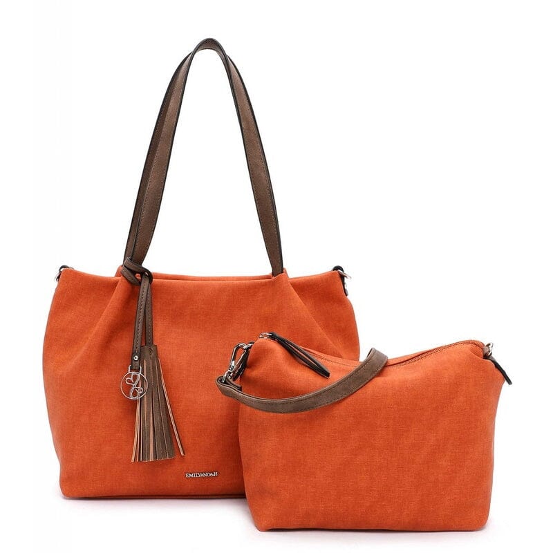 Emily & Noah Elke Bag in Bag Shopper M Papaya Emily & Noah 