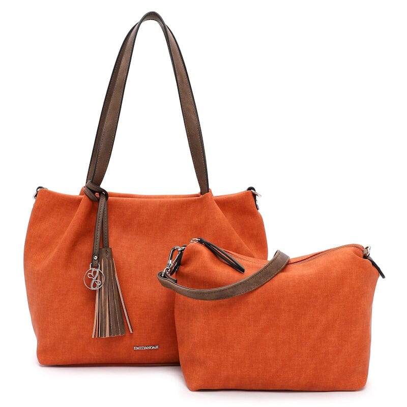 Emily & Noah Elke Bag in Bag Shopper M Rust Emily & Noah 
