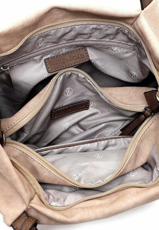 Emily & Noah Elke Bag in Bag Shopper M Sand Combi Emily & Noah 