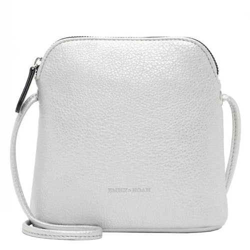 Emily & Noah Emma Crossovertas Schoudertas Shiny Silver Emily & Noah 