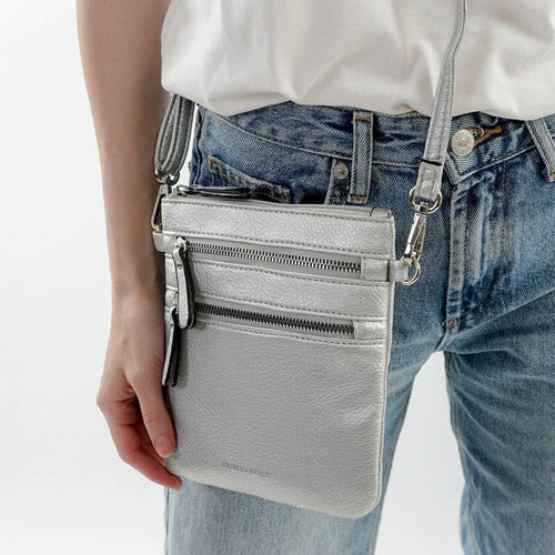 Emily & Noah Emma Crossovertas Shiny Silver Emily & Noah 