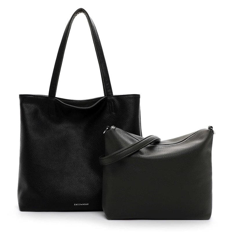 Emily & Noah Eva Bag in Bag Reversible Shopper Dark Grey Emily & Noah 