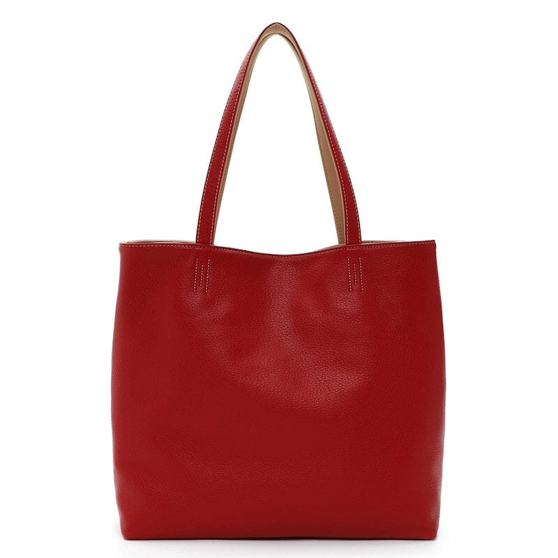Emily & Noah Eva Bag in Bag Reversible Shopper Red Emily & Noah 