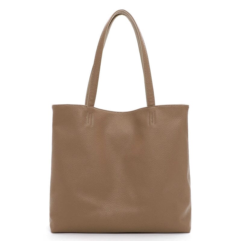 Emily & Noah Eva Bag in Bag Reversible Shopper Taupe Emily & Noah 