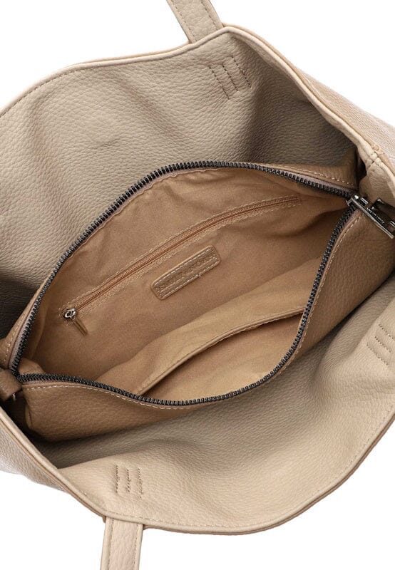 Emily & Noah Eva Bag in Bag Reversible Shopper Taupe Emily & Noah 