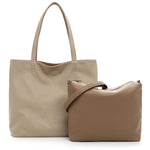 Emily & Noah Eva Bag in Bag Reversible Shopper Taupe Emily & Noah 