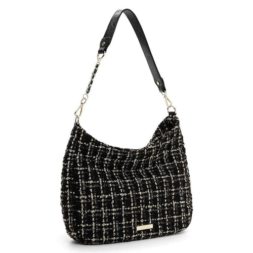 Emily & Noah Hannelore Shoulderbag M Black/Beige Emily & Noah 